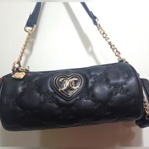 Juicy Couture Black Crossbody Bag with Gold Accents new with tags